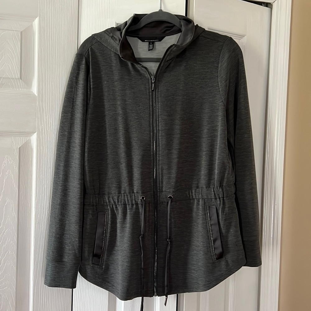 White House Black Market zip up jacket with hood